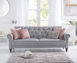 Ora Grey Linen Sofa Bed