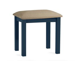 Sandringham Oak and Blue Dressing Table Stool