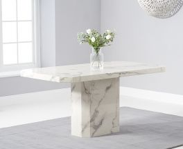 Becca 160cm White Dining Table