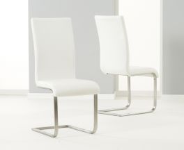 Malibu Ivory White Dining Chair (Pairs)
