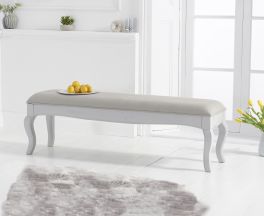 Sienna grey bench with grey padded seat (to go with the 175cm grey table)