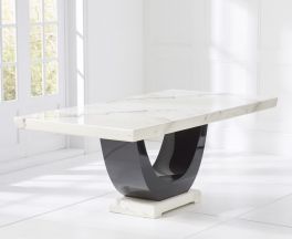 Rivilino White 170cm Marble Dining Table