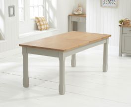 Sandringham 180cm - 270cm Oak & Grey Extending Dining Table