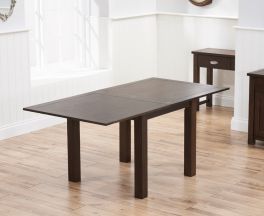 Sandringham 90cm Flip Top Dark Oak Ext Table (90 - 180cm)